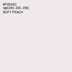 #F0E9EC - Soft Peach Color Image